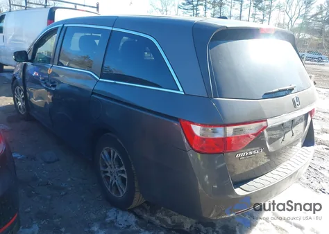2012 Honda Odyssey Ex-L from USA, damaged, VIN 5FNRL5H63CB037697